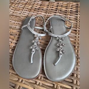 Brighton Elegant Silver Sandals